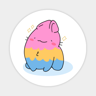 Pansexual Pride Bunny Magnet